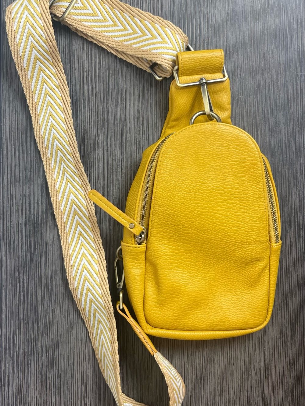 Anthropologie Urban Originals Sling Bag - yellow